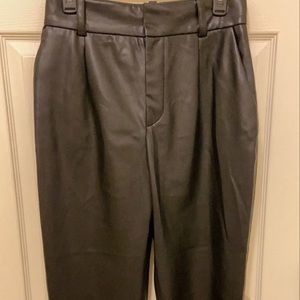 Zara faux leather pants
